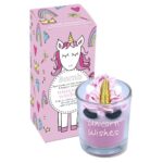 Unicorn Wishes Piped Candle